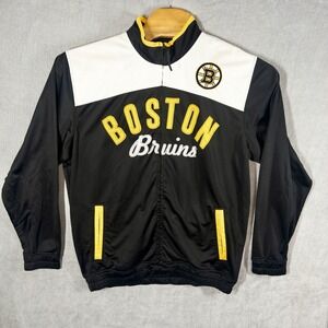 NHL Full Zip Boston Bruins Jacket Mens Large NHL Hockey Activewear GIII